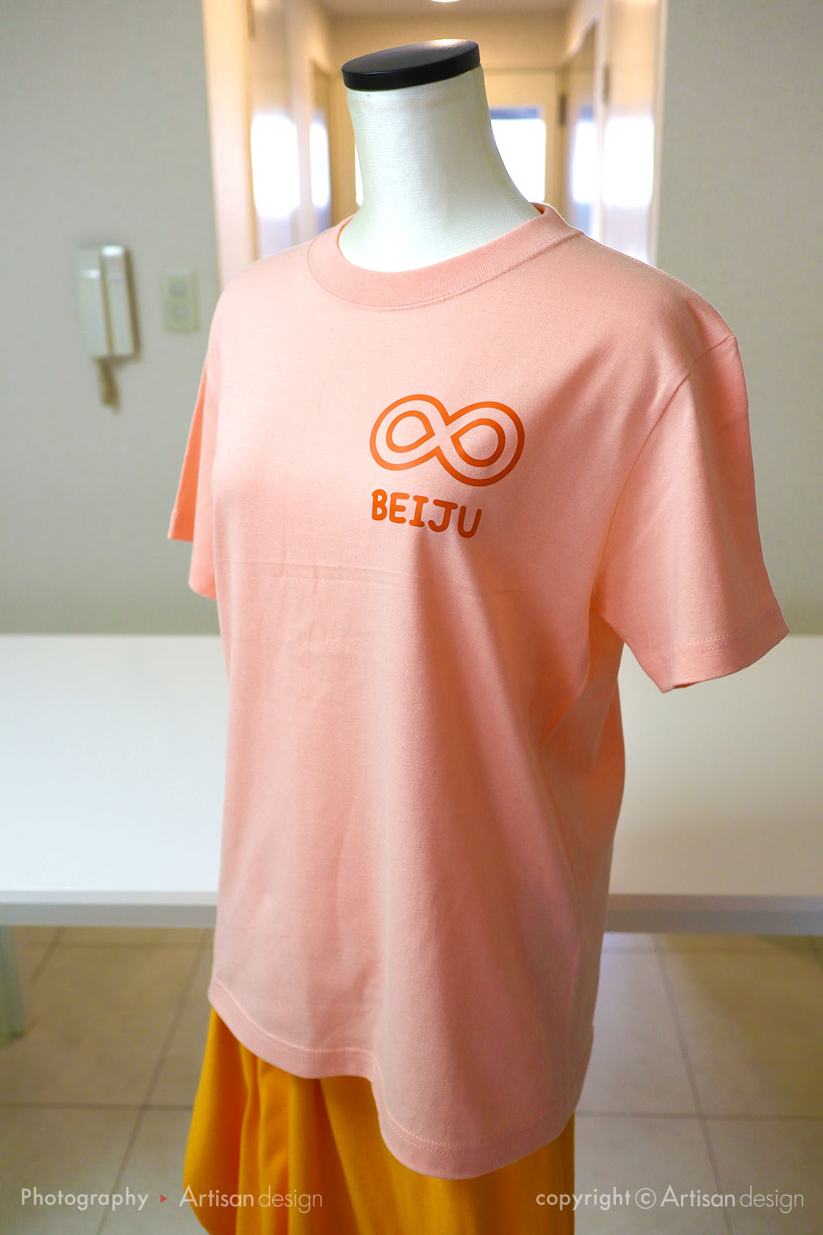 個人様「Tシャツ」：beiju様「前面（ピンク色）」